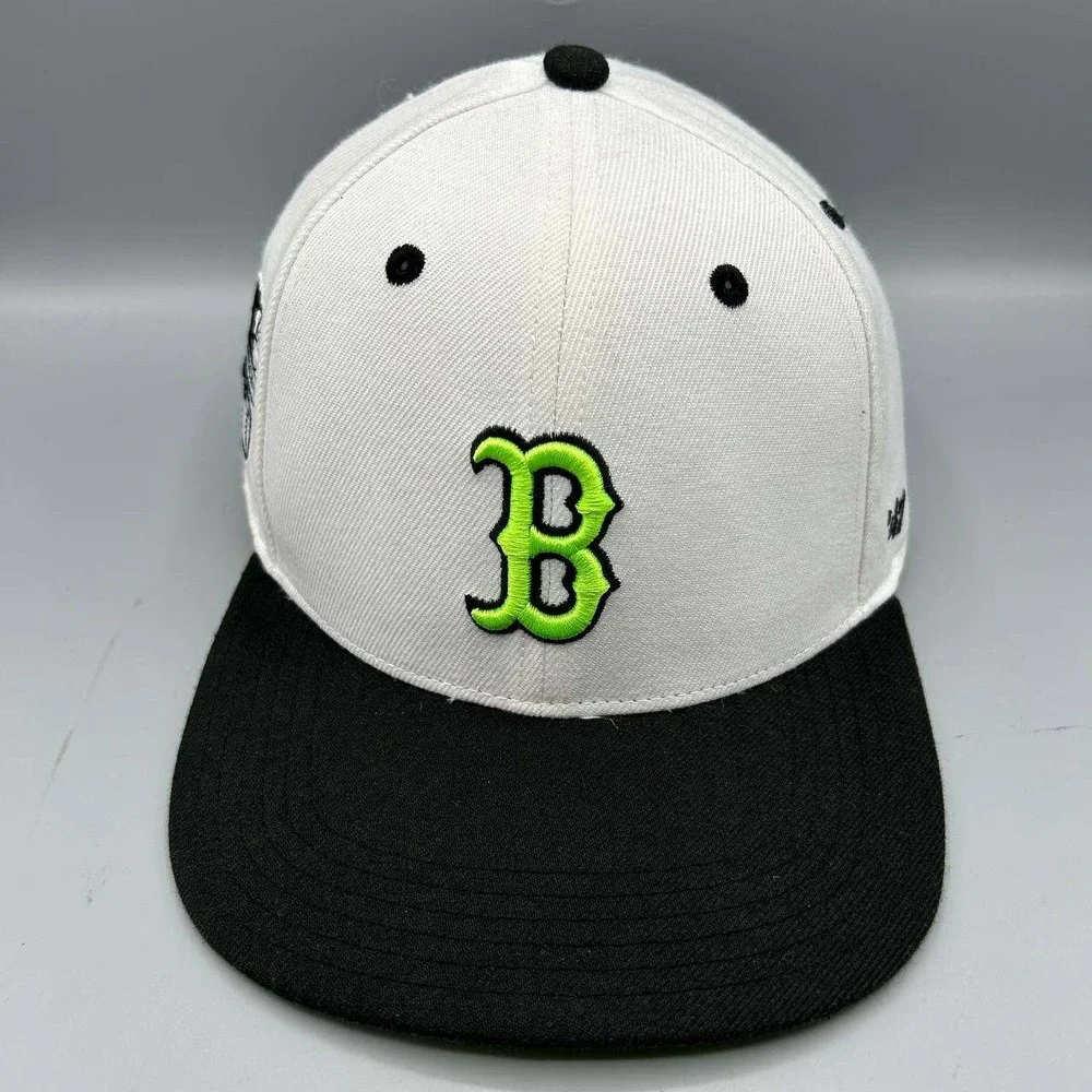Boston Red Sox Hat Kids White Fenway Park Collection 47 Brand Snap Back Cap‎